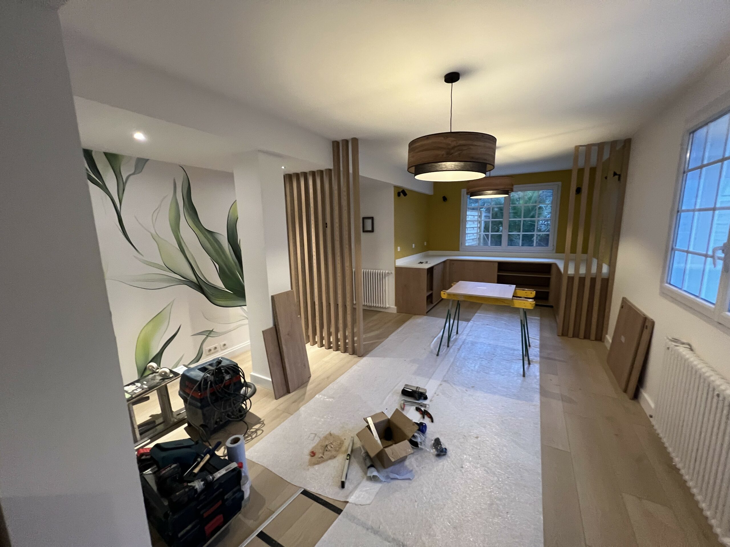 CONCEPT AGENCEMENT DESIGNER - Travaux Salle de petit-déjeuner - Pendant Travaux