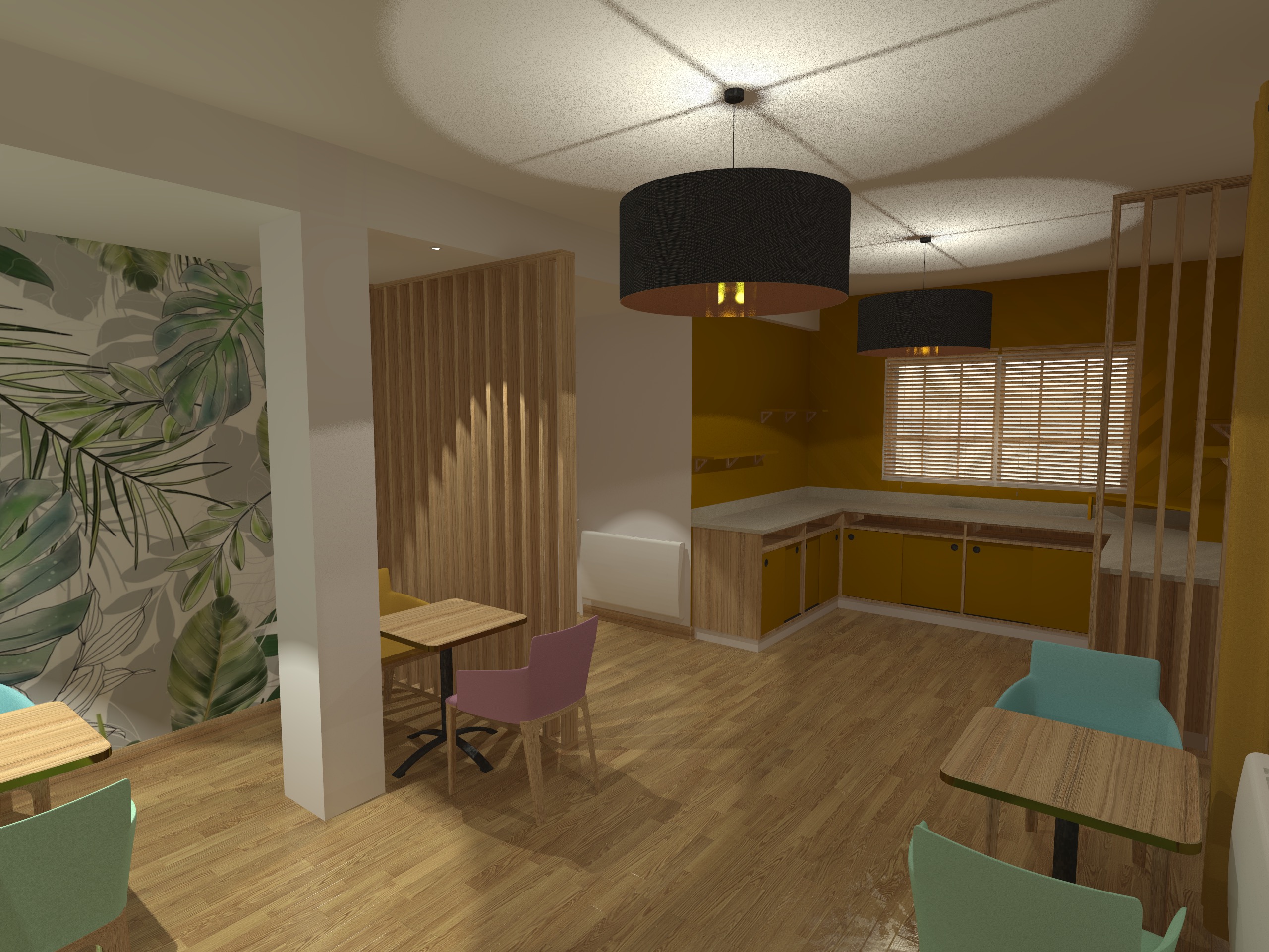 CONCEPT AGENCEMENT DESIGNER - Travaux Salle de petit-déjeuner - 3D