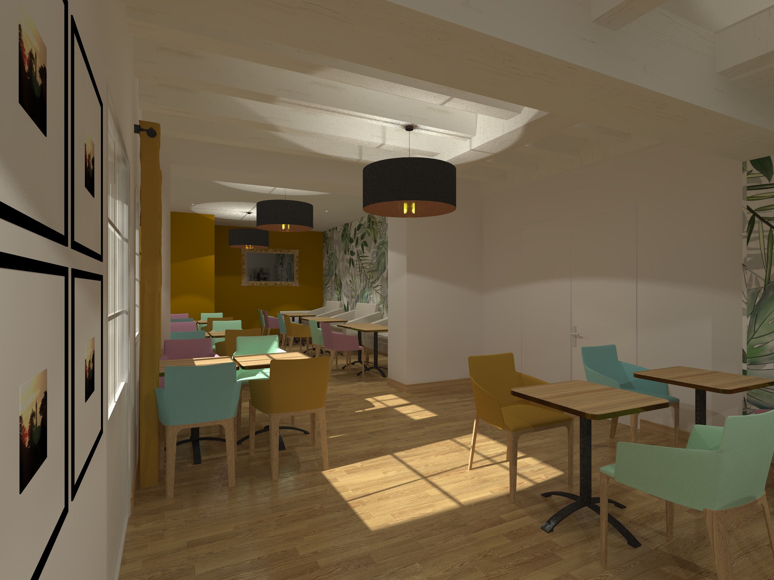CONCEPT AGENCEMENT DESIGNER - Travaux Salle de petit-déjeuner - 3D